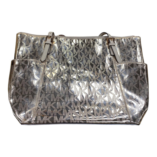 Handbag Designer By Michael Kors In Gold, Size:Large