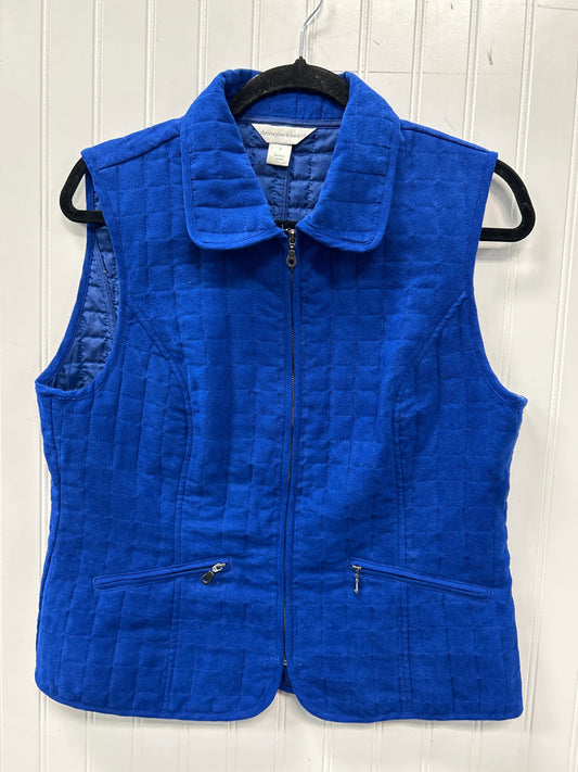 Vest Fleece By Christopher And Banks In Blue, Size:S