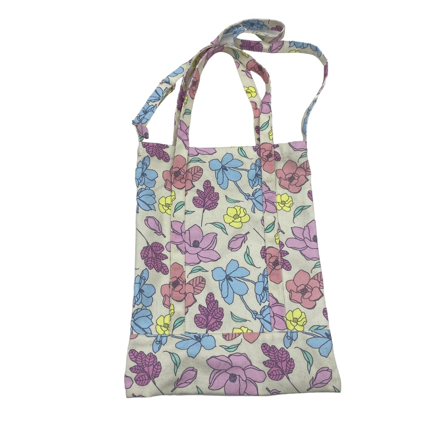 FLORAL PRINT TOTE by CLOTHES MENTOR Size:MEDIUM