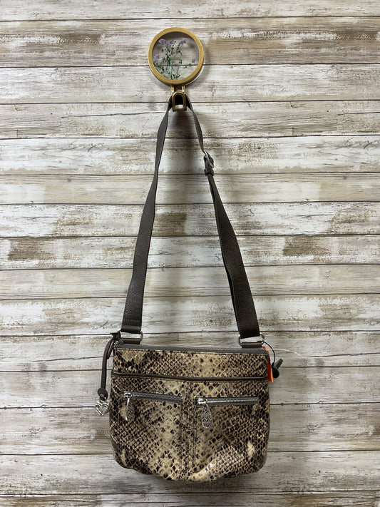 Handbag By Brighton In Snakeskin Print, Size:Medium