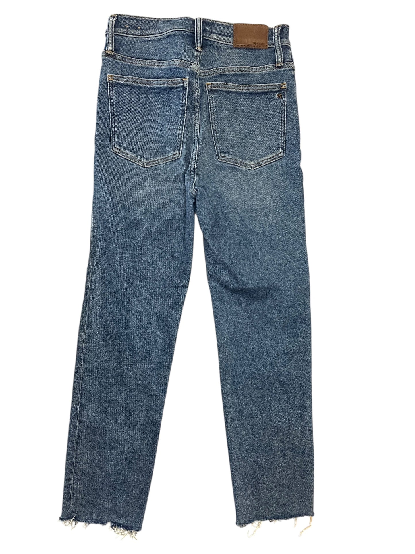 Jeans Straight By Madewell In Blue Denim, Size:4