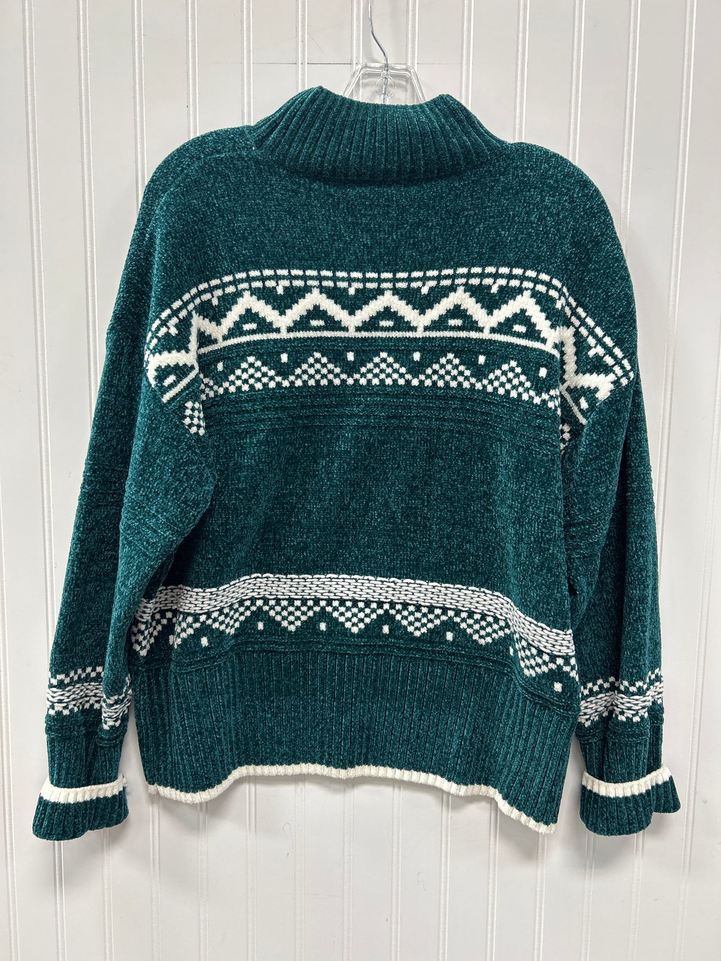 Sweater By Christian Siriano In Teal, Size:L