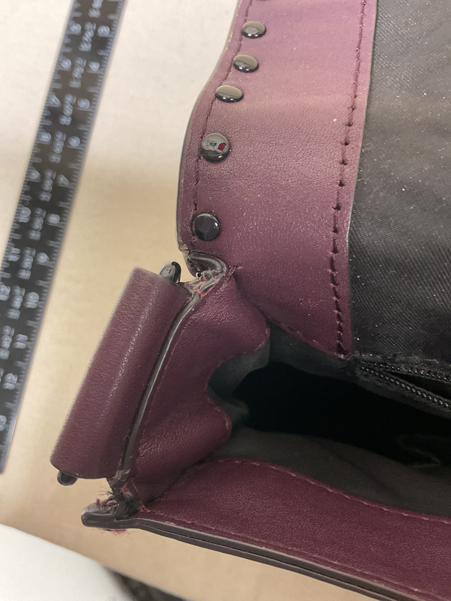 Crossbody Designer By Rebecca Minkoff In Purple, Size:Medium