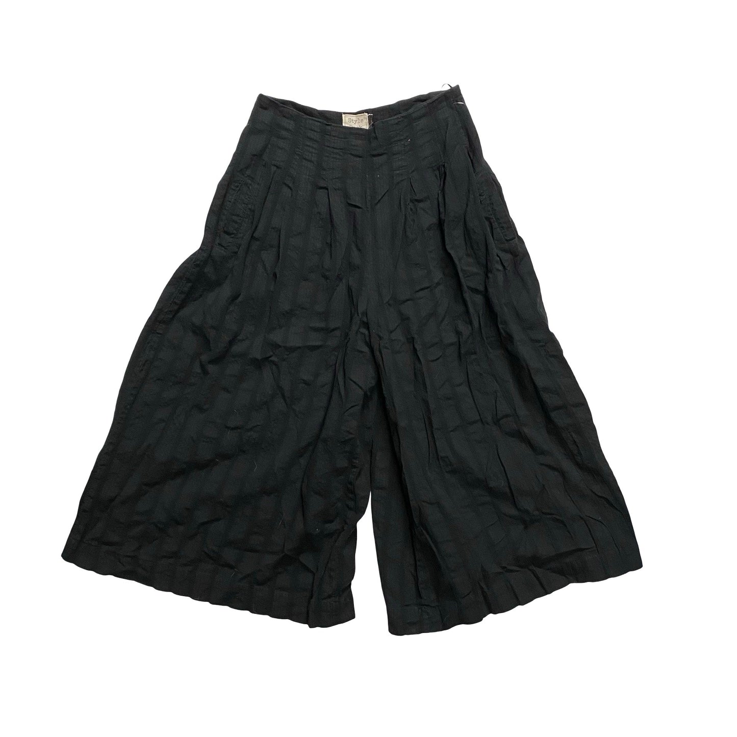 Pants Cropped By Style Rack In Black, Size:L