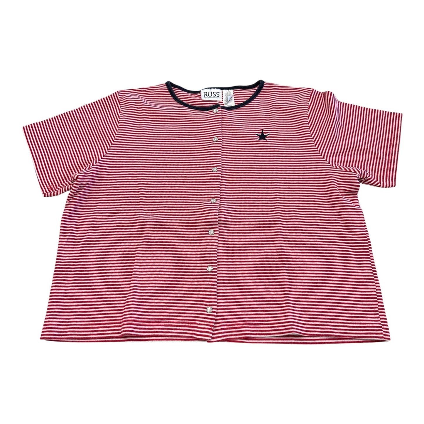 Top Ss By Russ In Striped Pattern, Size:Xl