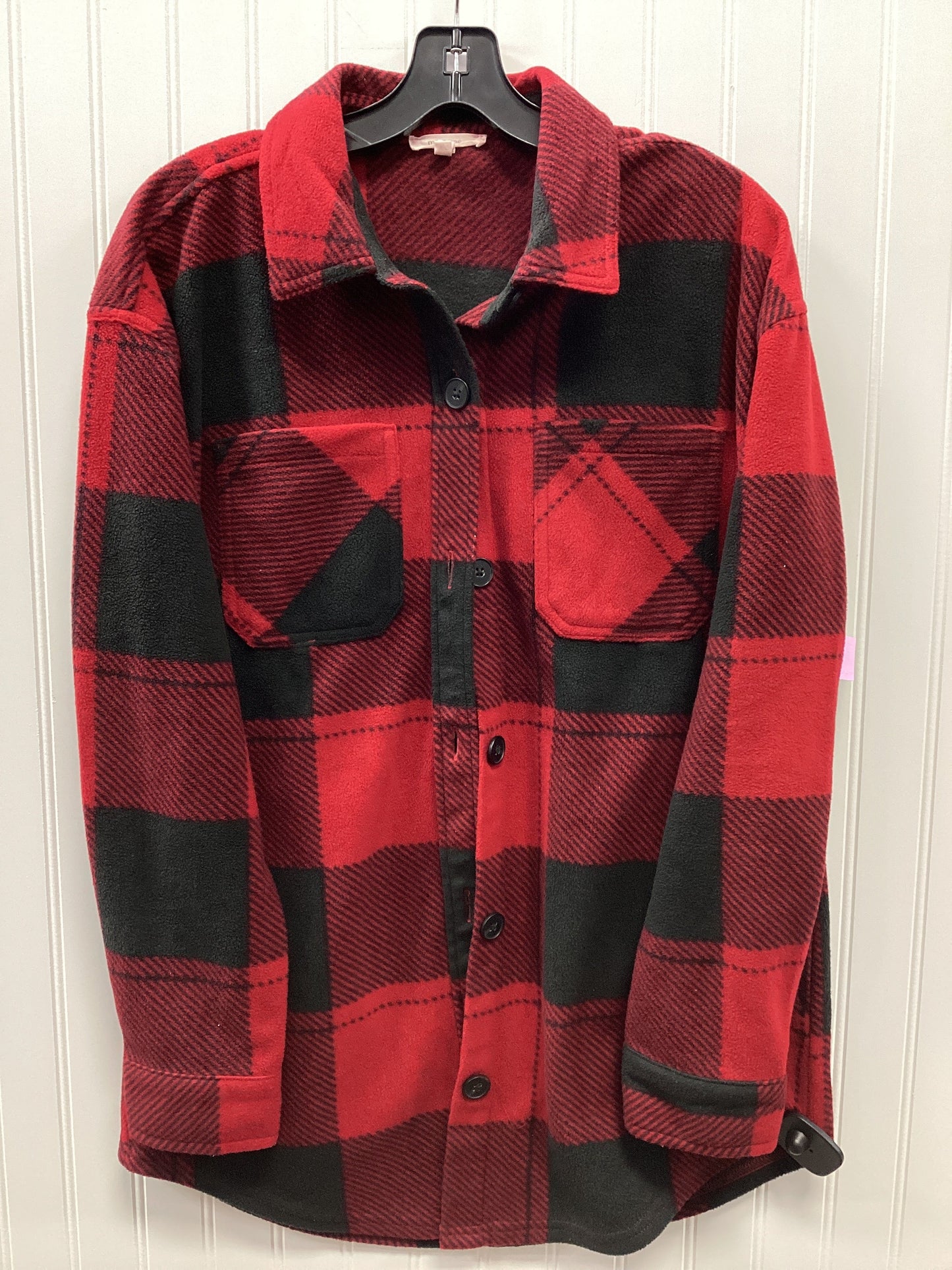 Jacket Shirt By Maurices In Red, Size:Xs