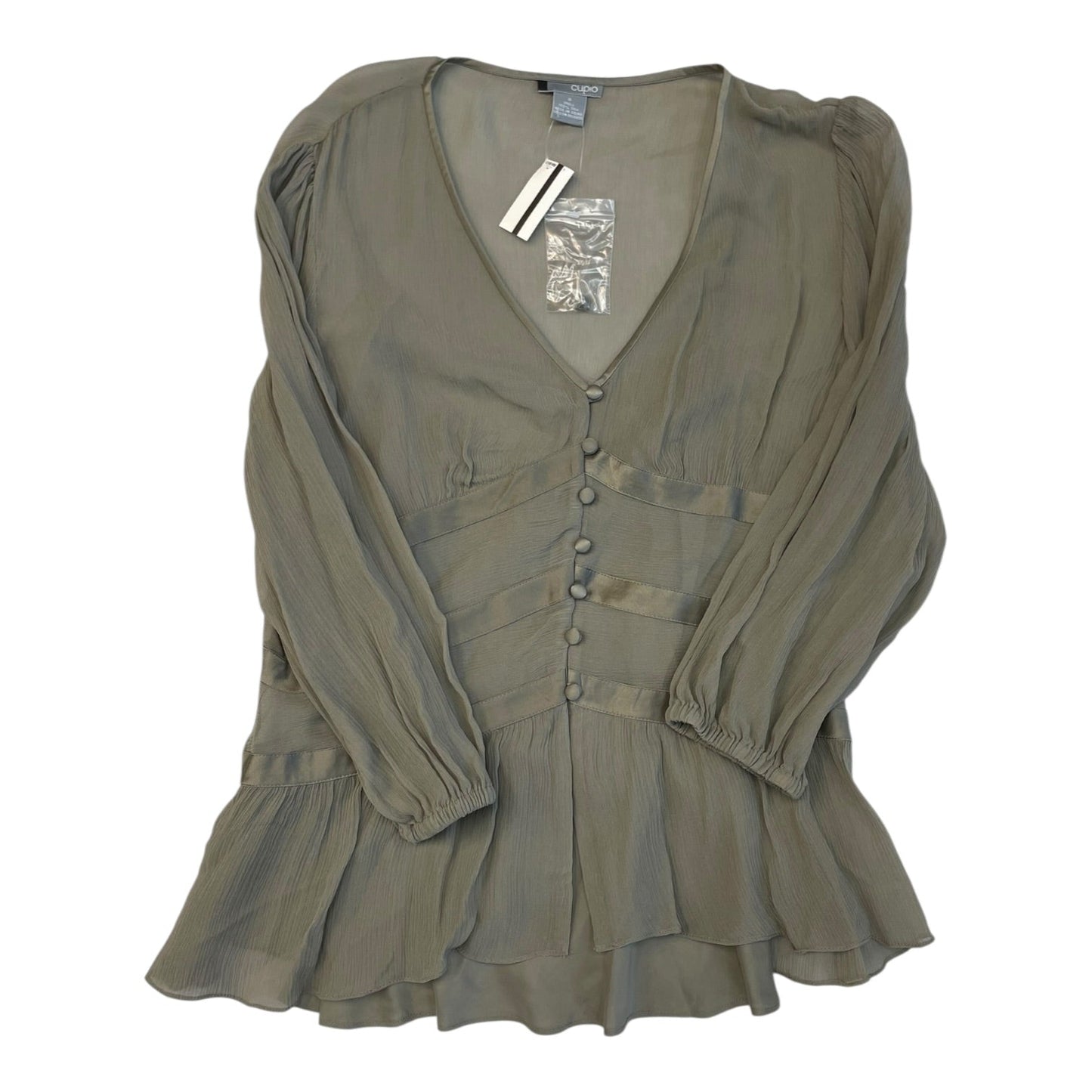 Top Ls By Cupio In Taupe, Size:8