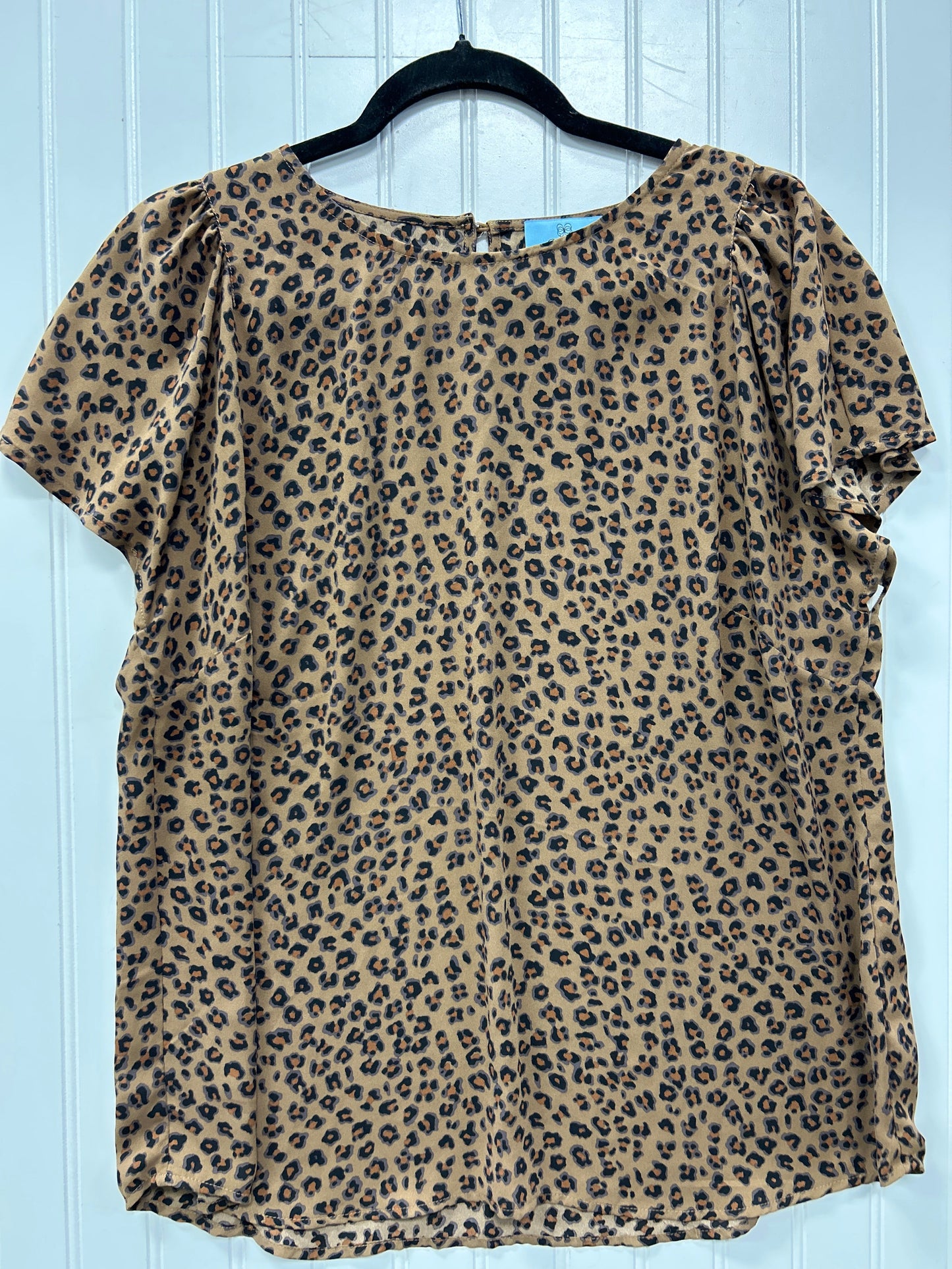 Top Ss By Cece In Animal Print, Size:L