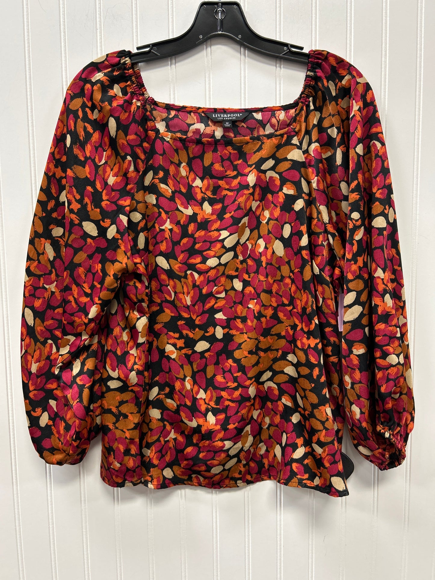 Top Ls By Liverpool In Orange & Pink, Size:M