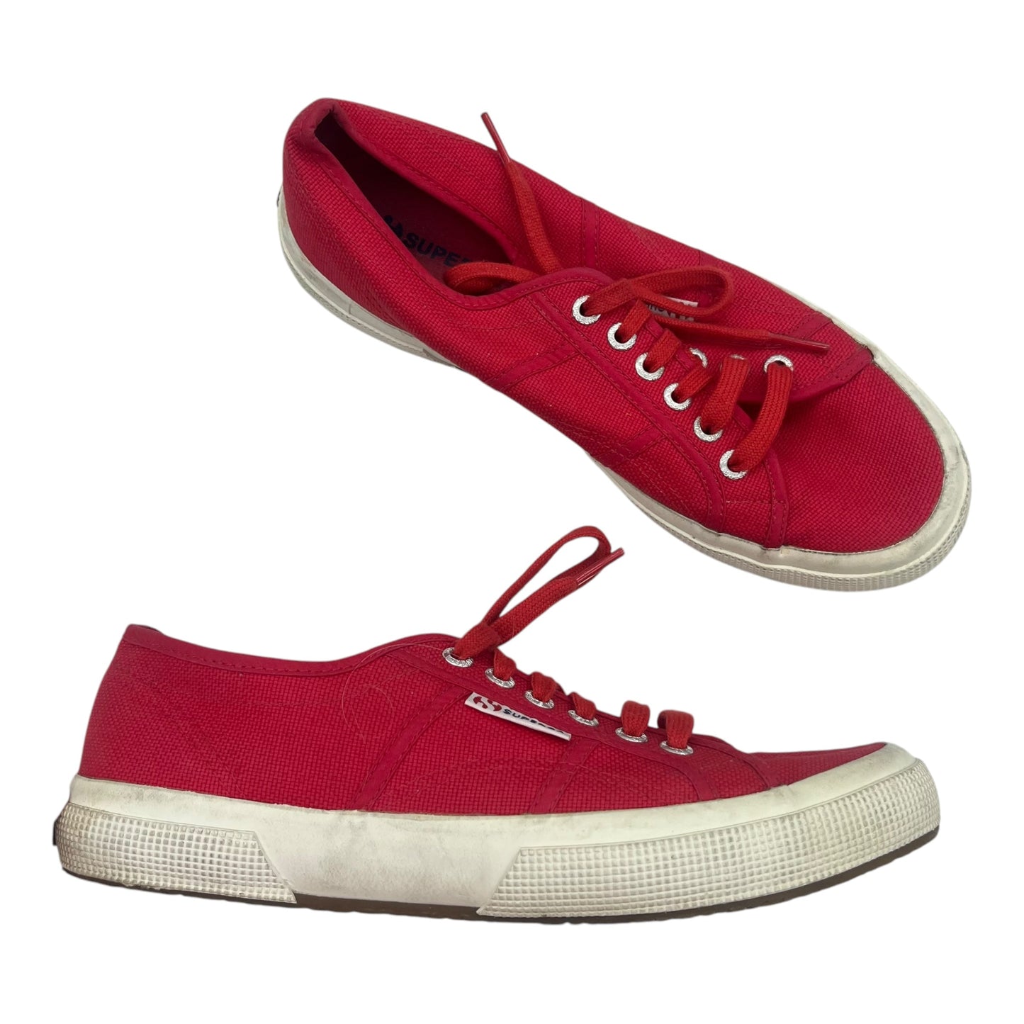 Shoes Sneakers By Superga In Red, Size:10