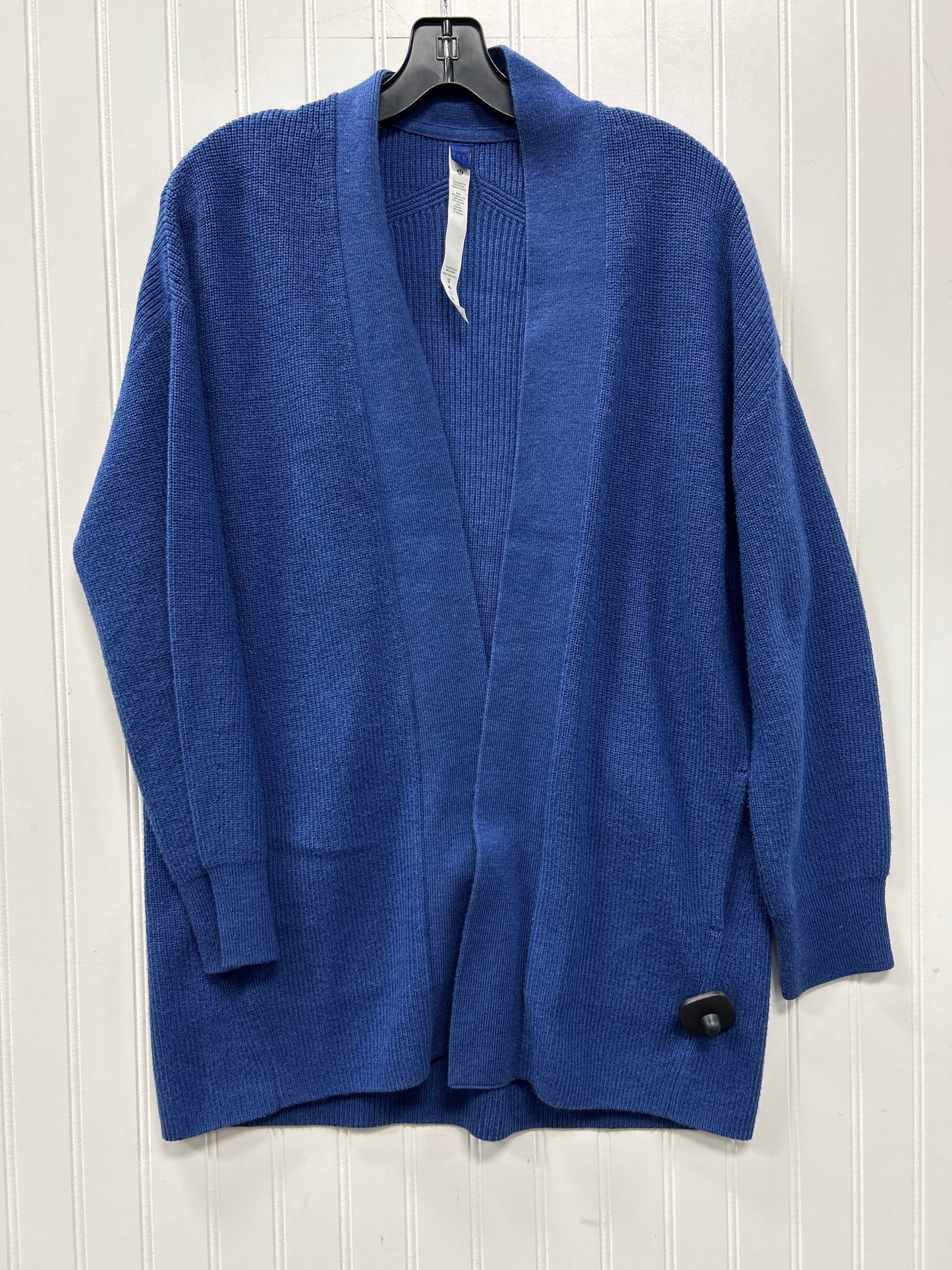 Sweater Cardigan By Lululemon In Blue, Size:4
