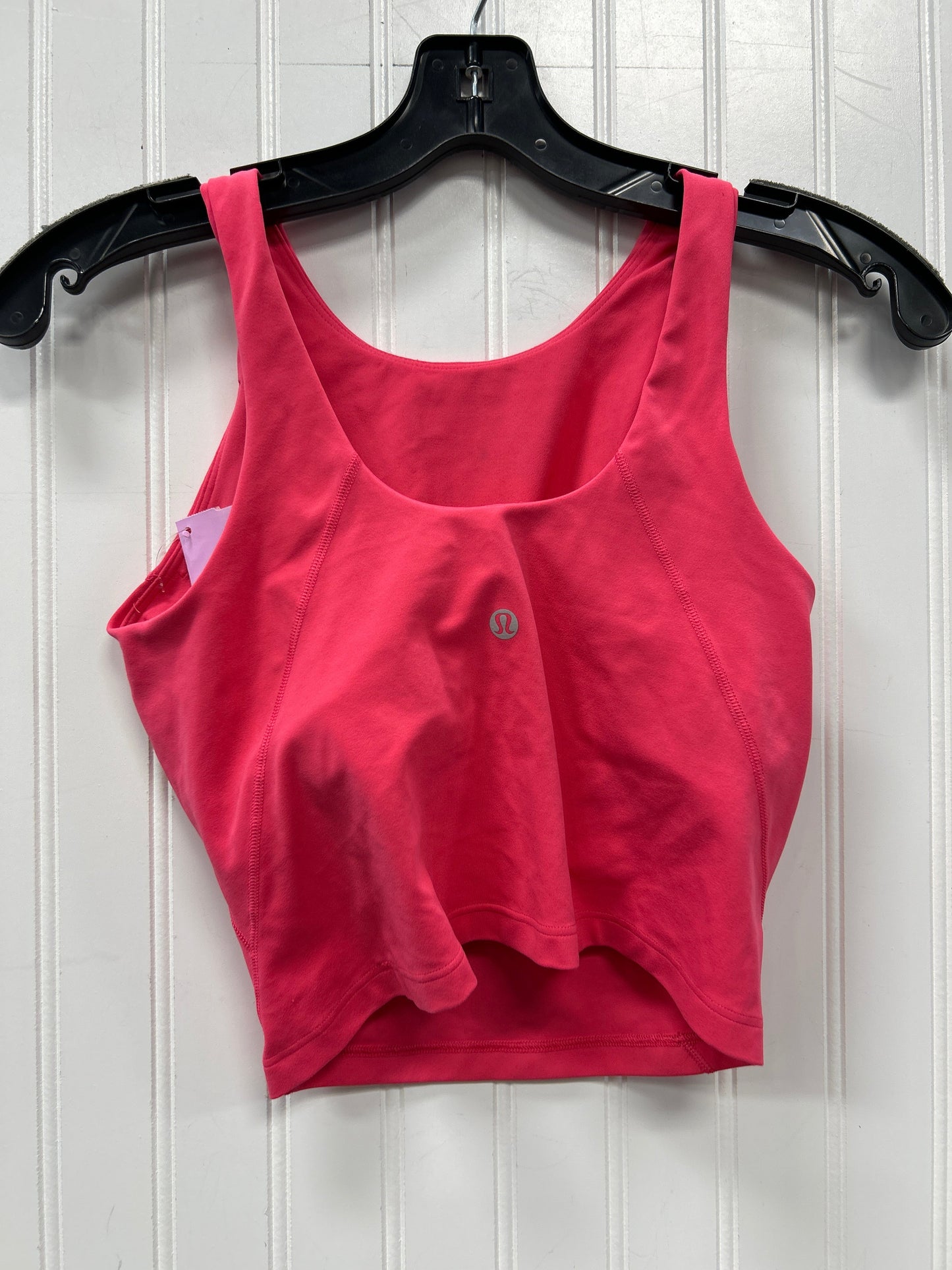 Athletic Tank Top By Lululemon In Pink, Size:4