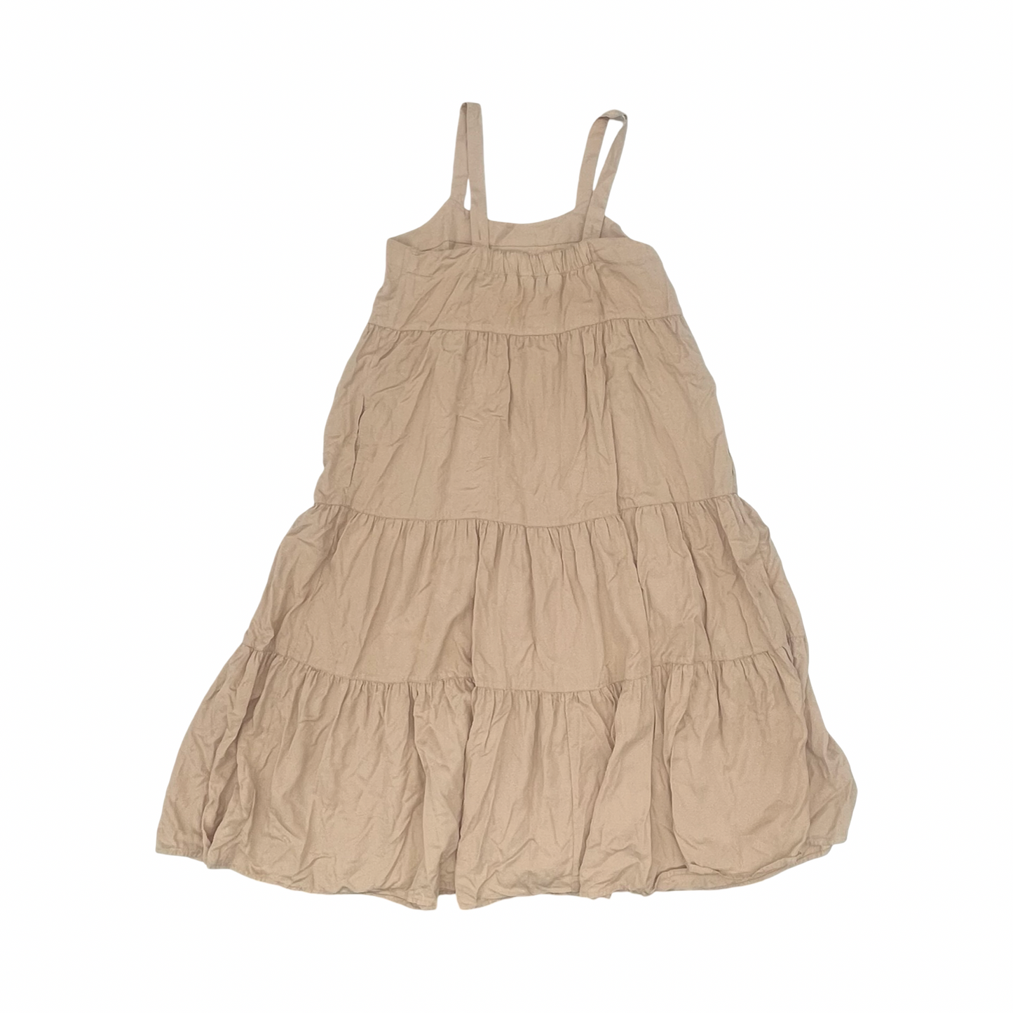 Dress Casual Midi By The Drop In Brown, Size:L