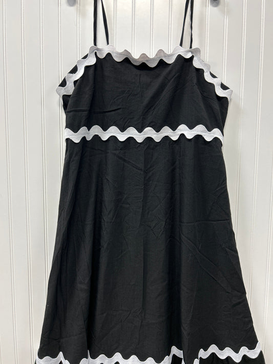 Dress Casual Maxi By Cmc In Black, Size:Xxl