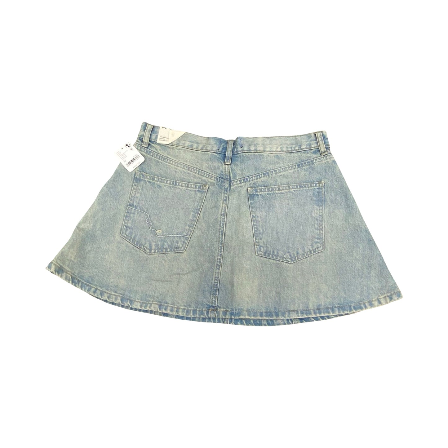Skirt Midi By Free People In Blue Denim, Size:10