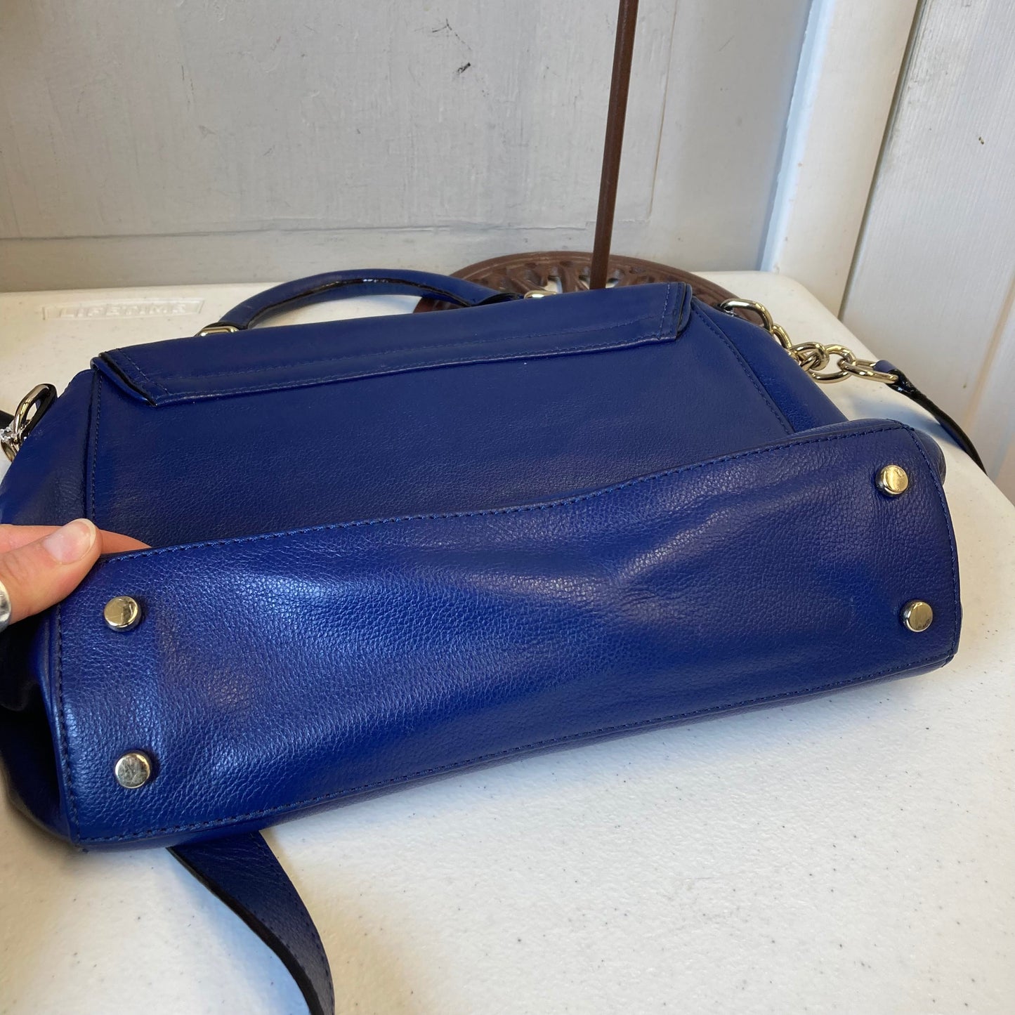 Handbag Designer By Kate Spade In Blue, Size:Medium