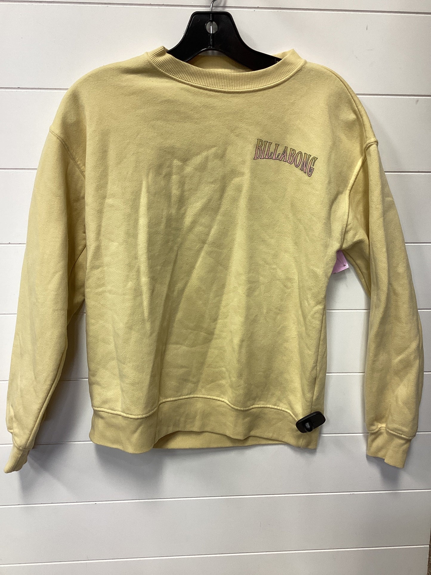 Top Ls By Billabong In Yellow, Size:S