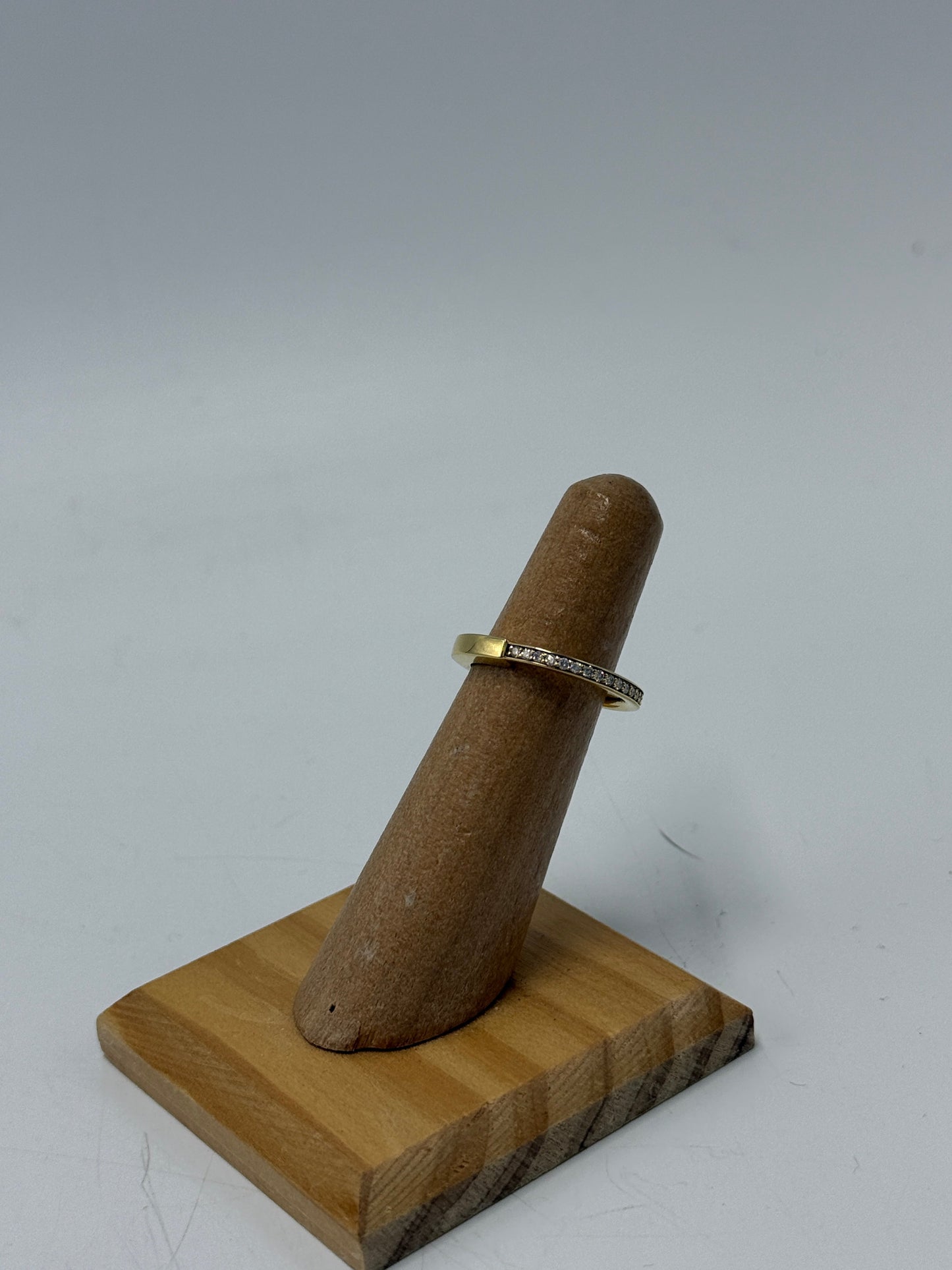 Tiffany & Company 18K & Diamond Lock Luxury Designer Ring, Size 6