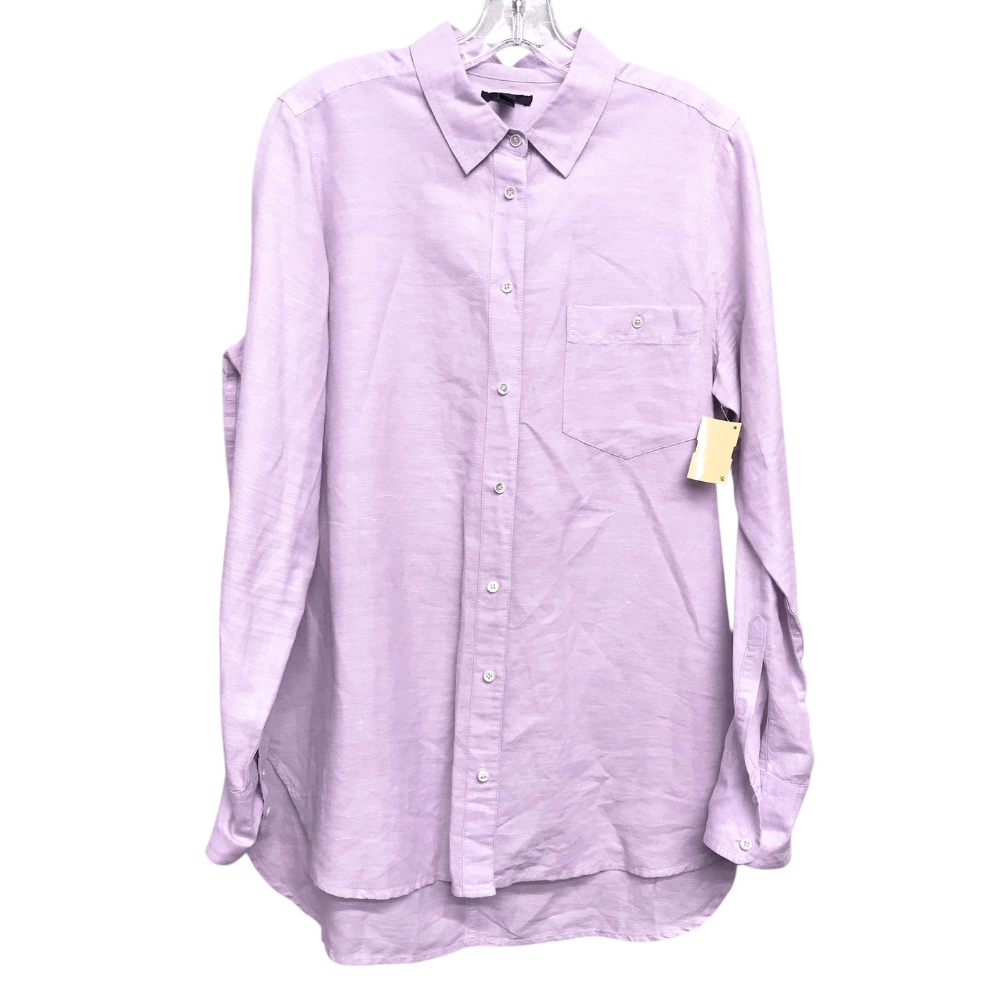 Top Ls By J. Crew In Purple, Size:L
