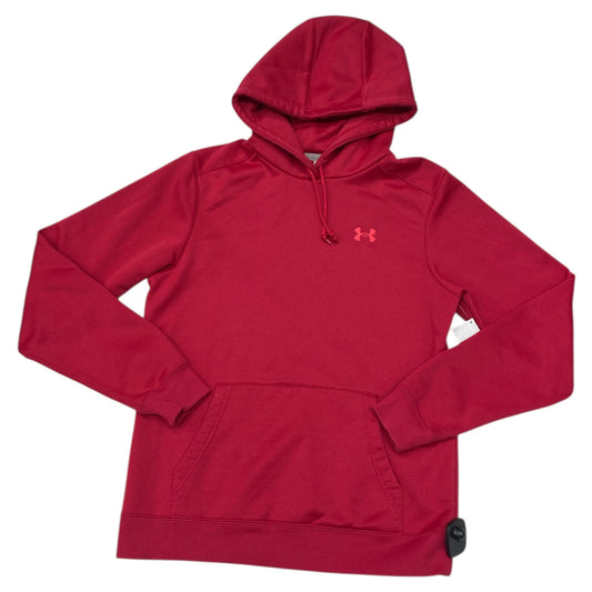 Athletic Sweatshirt Hoodie By Under Armour In Pink, Size:S
