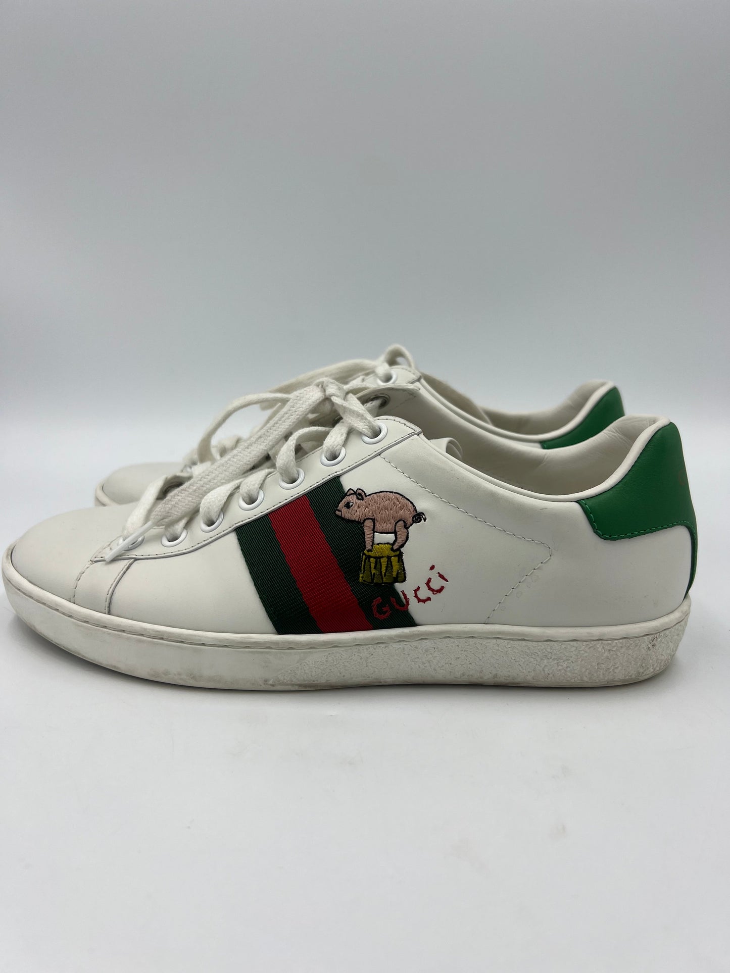 Gucci Ace Kitten Designer Sneakers Size: 6