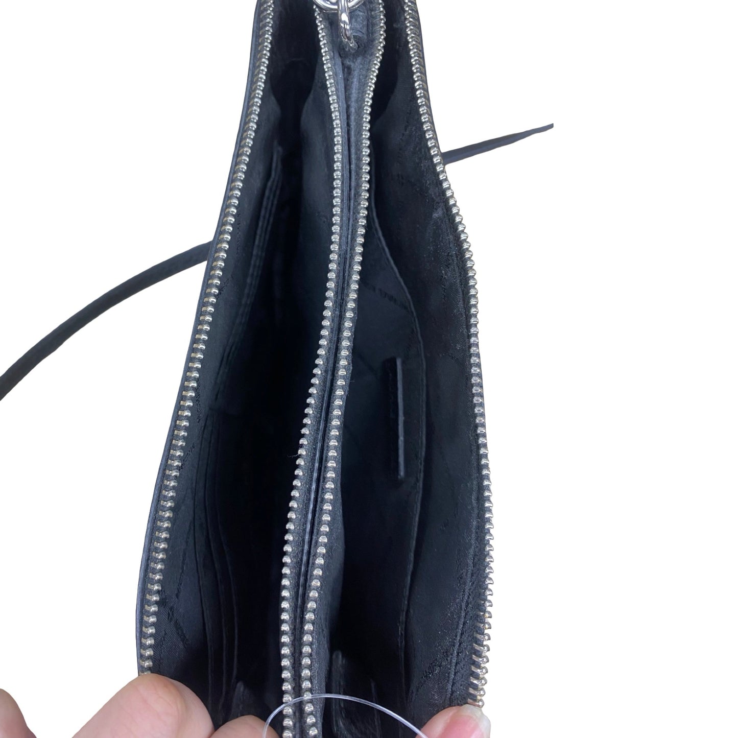 Handbag Designer By Michael Kors In Black & Grey, Size:Small