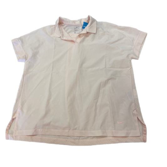 Athletic Top Short Sleeve By Nike  Size: M