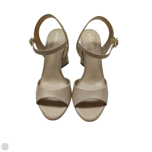 Shoes Heels Block By Gianni Bini In Tan, Size: 8.5