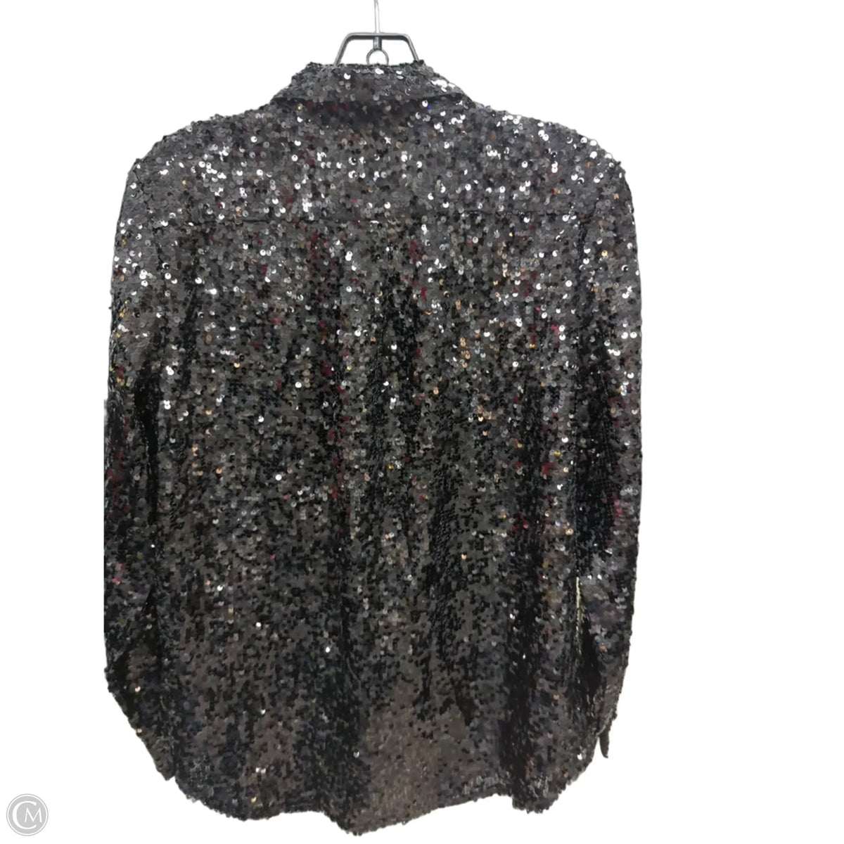 Blouse Long Sleeve By J. Crew In Black, Size: 4
