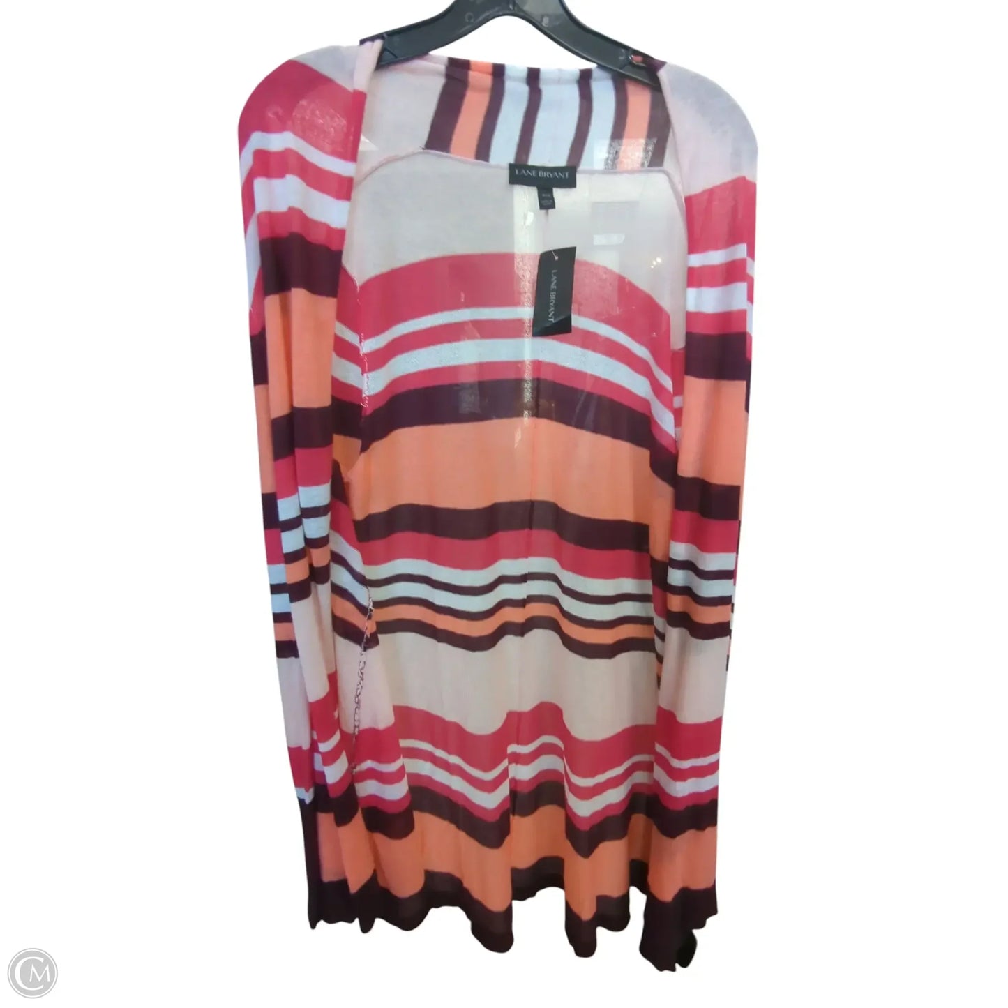 Cardigan By Lane Bryant In Striped Pattern, Size: 1x
