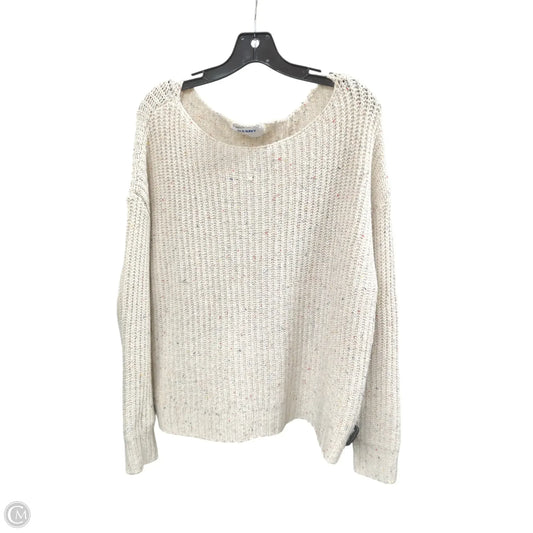 Sweater By Old Navy In White, Size: L