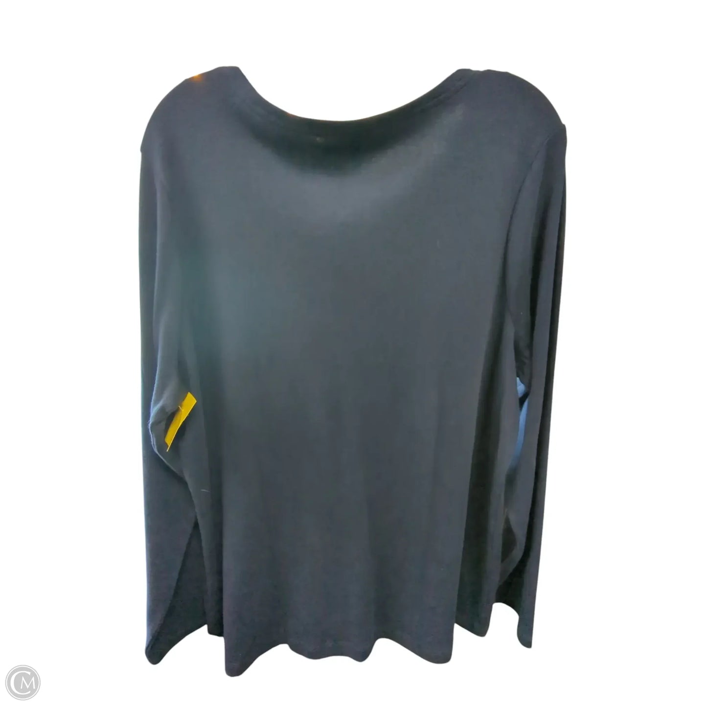 Top Long Sleeve By Croft And Barrow In Navy, Size: Xxl