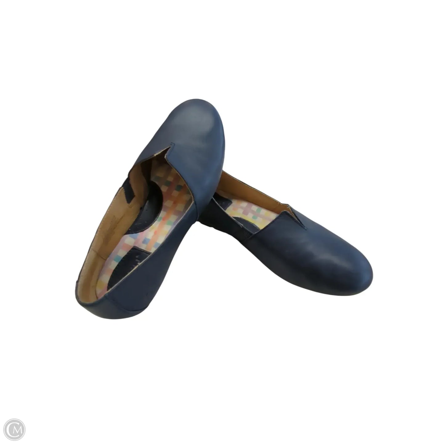 Shoes Flats By Born In Navy, Size: 8.5