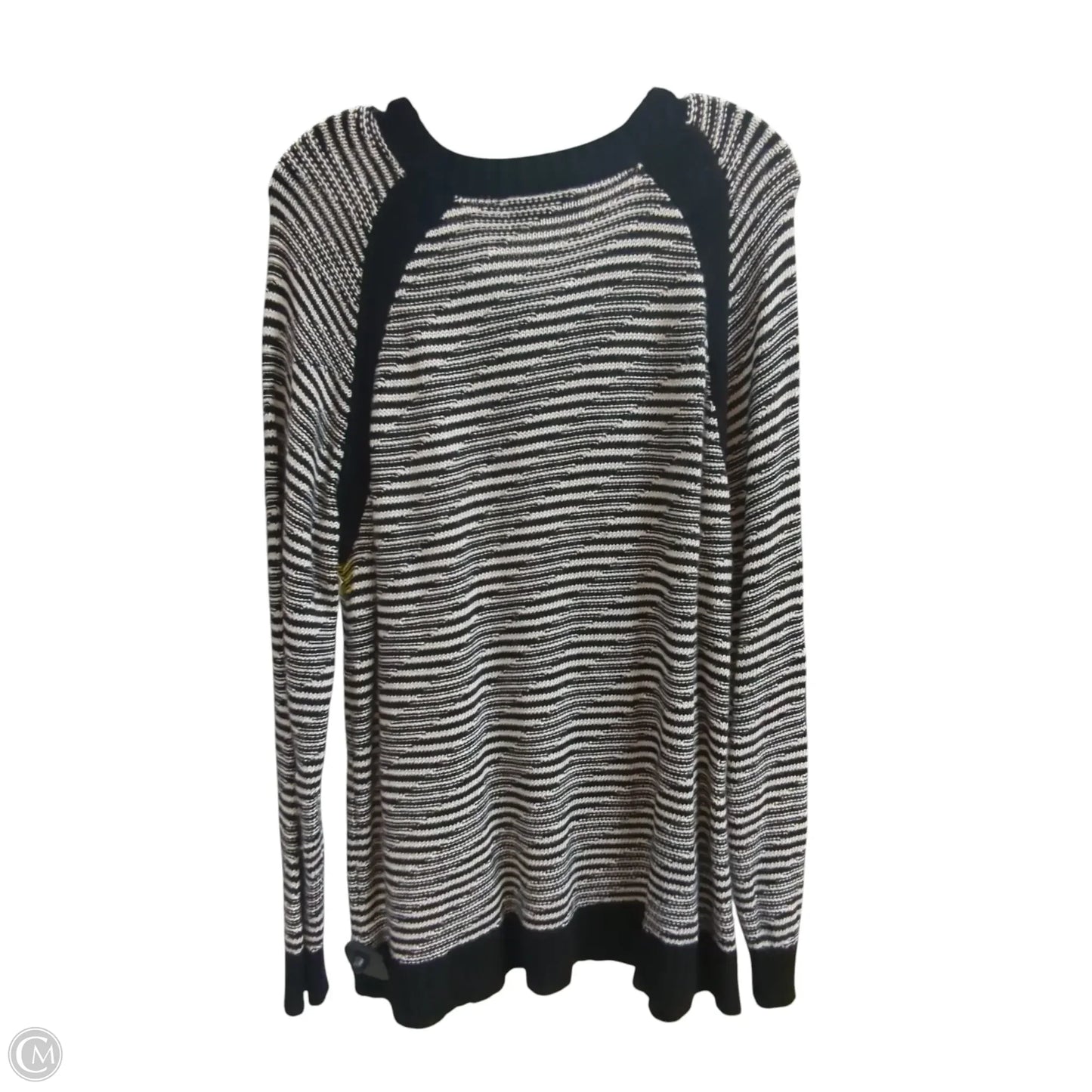 Sweater Cardigan By Lane Bryant In Striped Pattern, Size: 2x