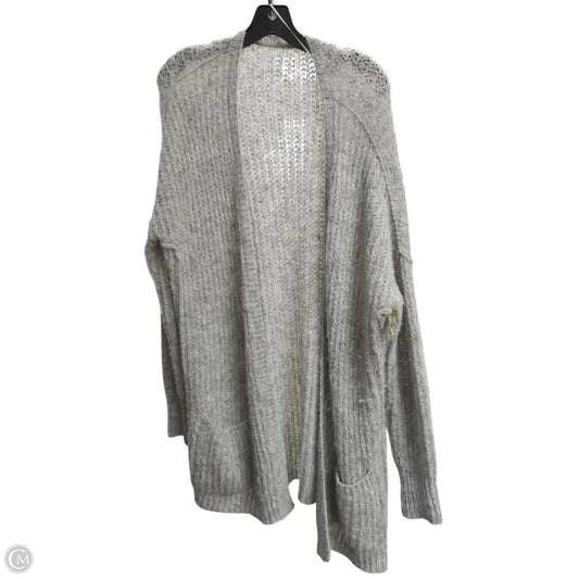 Sweater Cardigan By Free People In Grey, Size: M