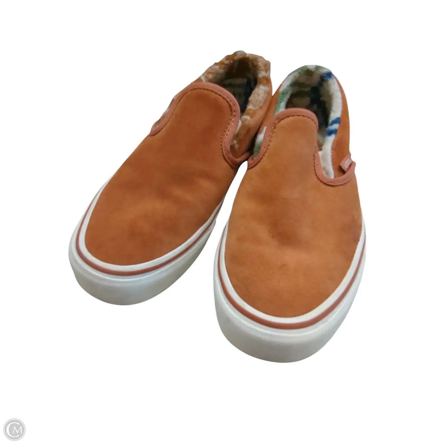 Shoes Flats By Vans In Brown, Size: 7.5