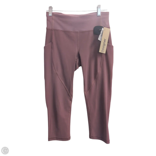 Athletic Capris By Lululemon In Pink, Size: 4