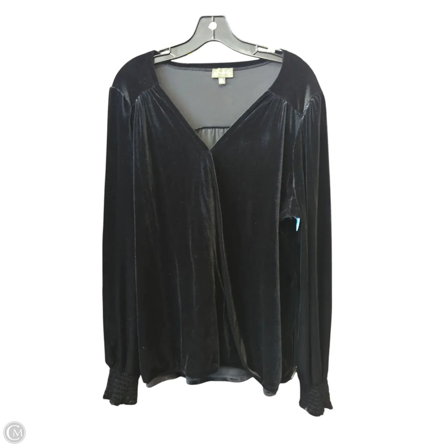 Top Long Sleeve By Wonderly In Black, Size: Xxl