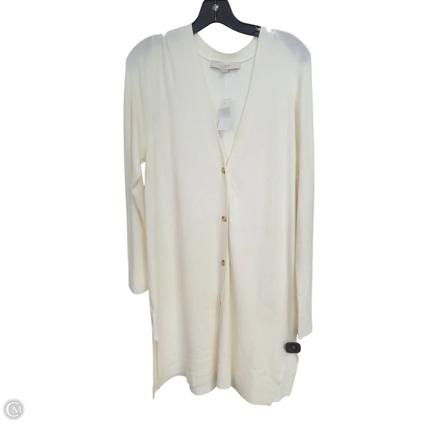Cardigan By Loft In White, Size: Xl