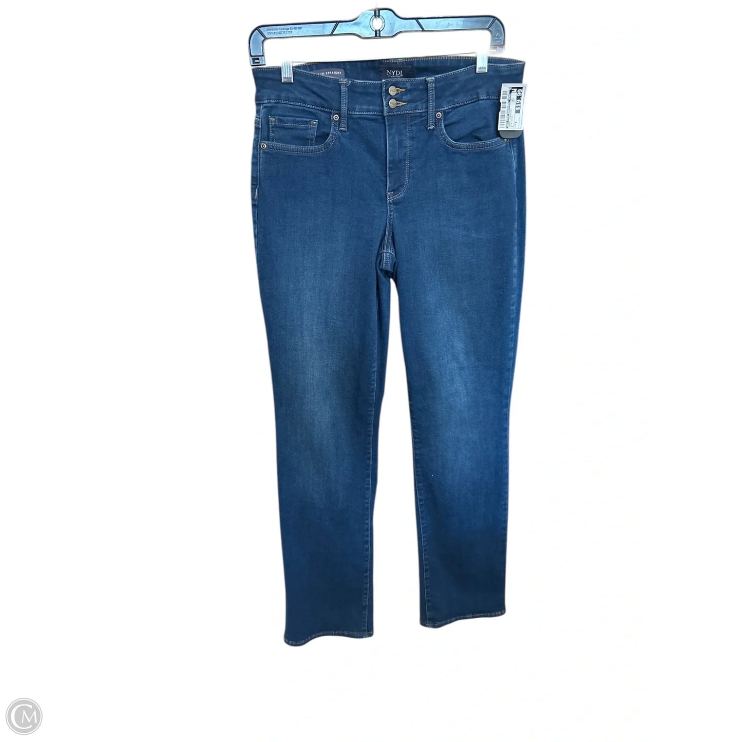 Jeans Straight By Not Your Daughters Jeans In Blue Denim, Size: 4