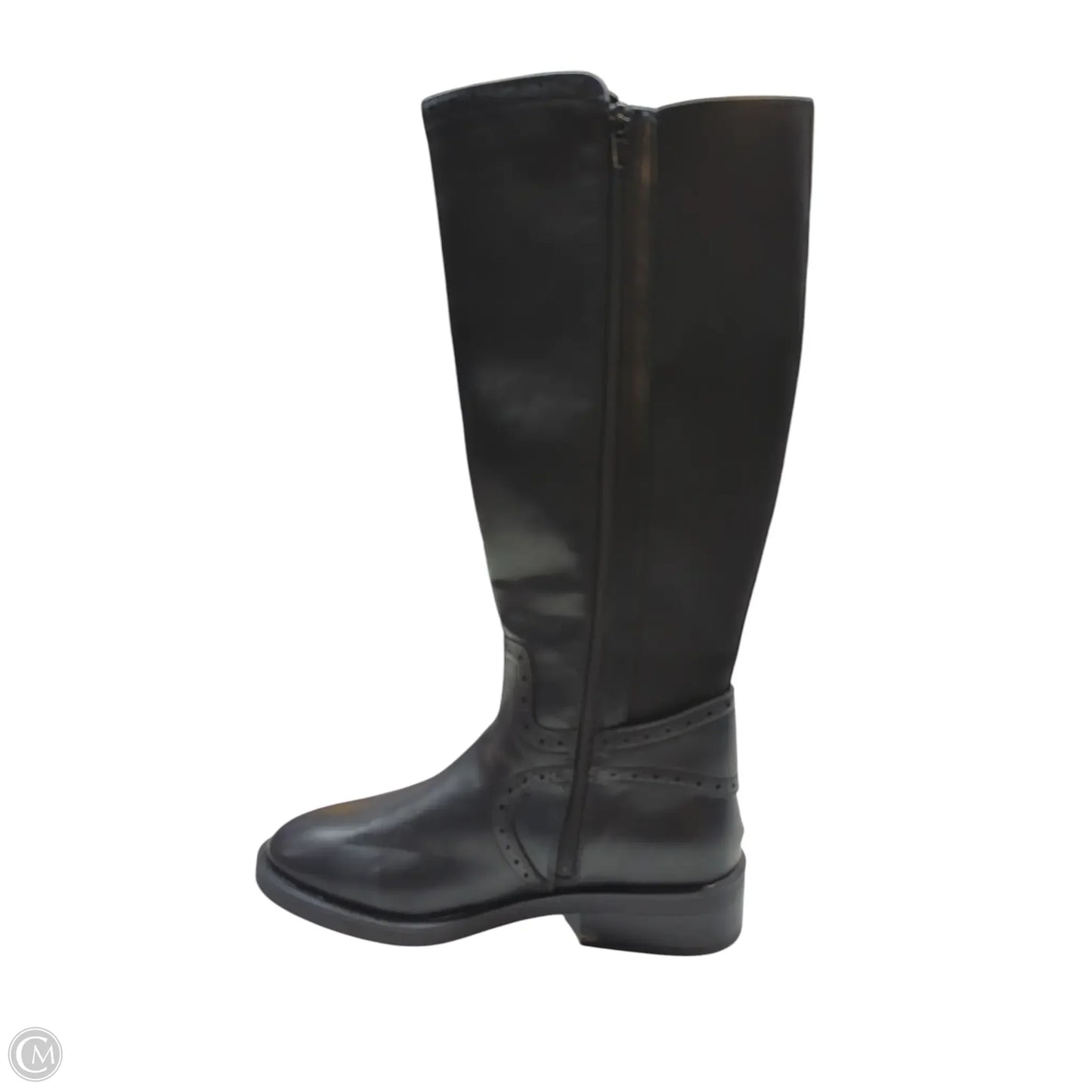 Boots Mid-calf Flats By St Johns Bay In Black, Size: 7