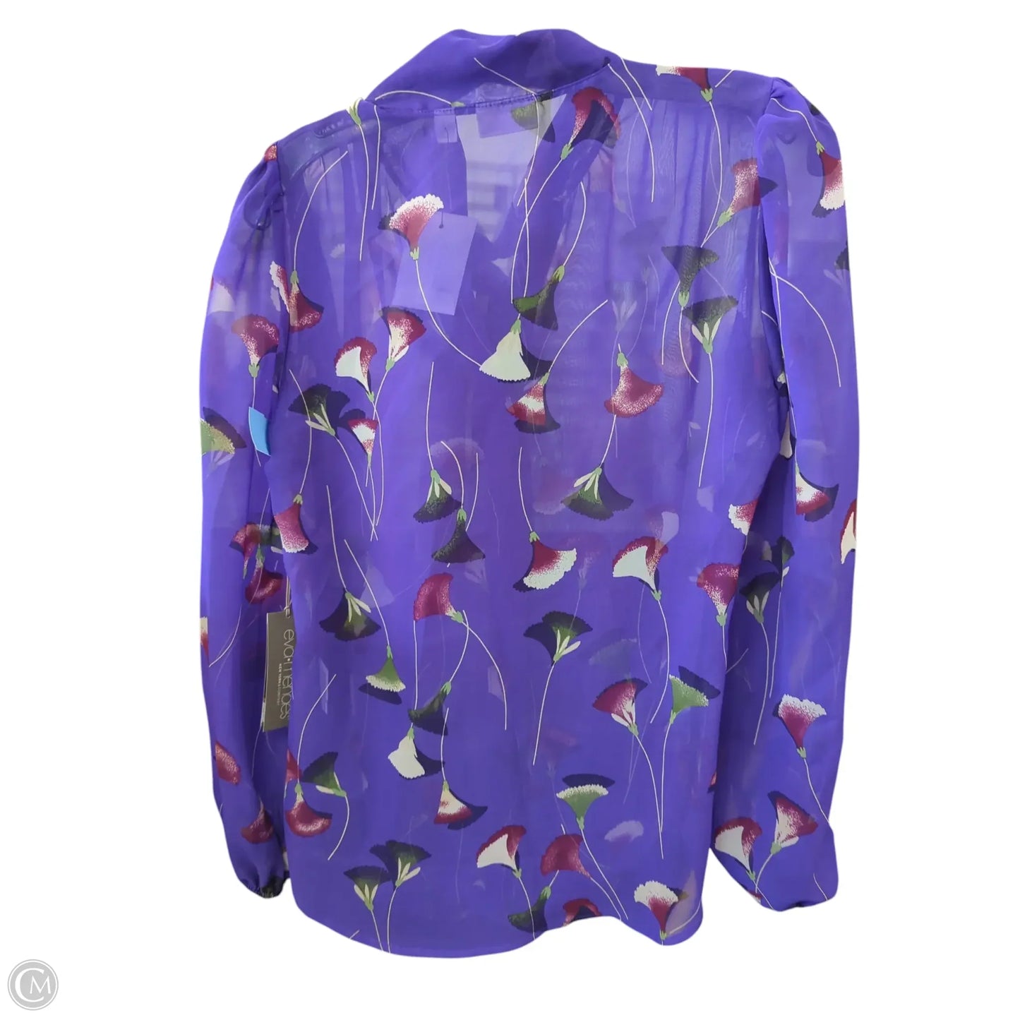Top Long Sleeve By Eva Mendes In Purple, Size: S