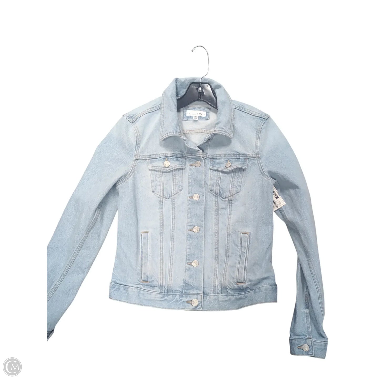 Jacket Denim By Loft In Blue Denim, Size: Xs