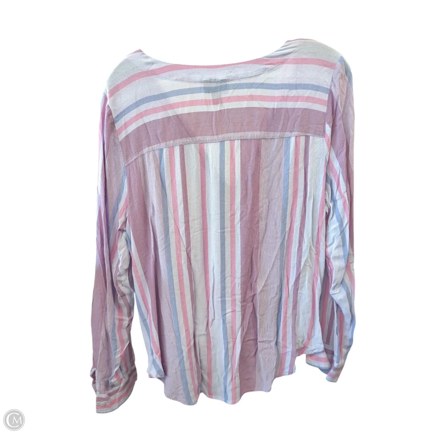Top Long Sleeve By Ana In Purple, Size: L