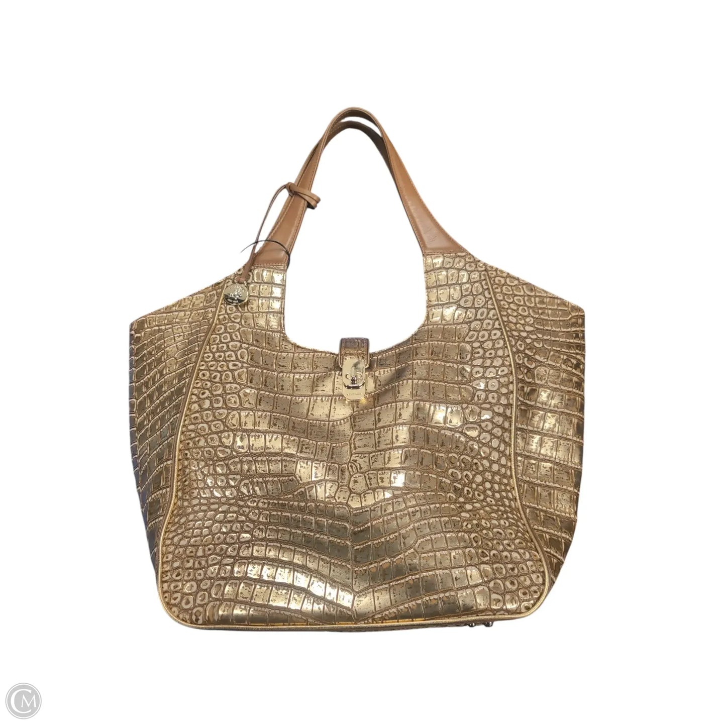 Handbag Designer By Brahmin, Size: Large