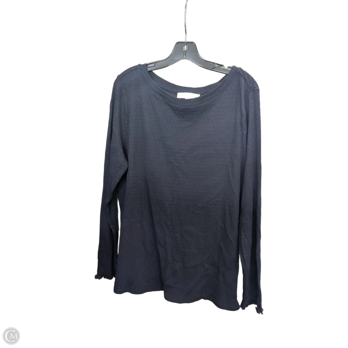 Top Long Sleeve By Loft In Navy, Size: Xxl