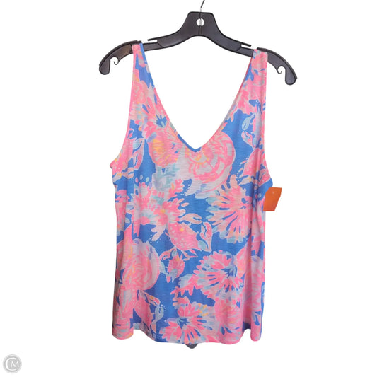 Top Sleeveless Designer By Lilly Pulitzer In Multi-colored, Size: L