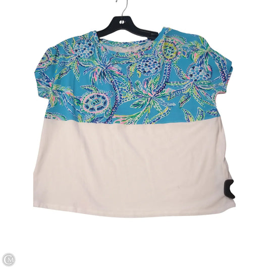 Top Short Sleeve Designer By Lilly Pulitzer In Multi-colored, Size: S
