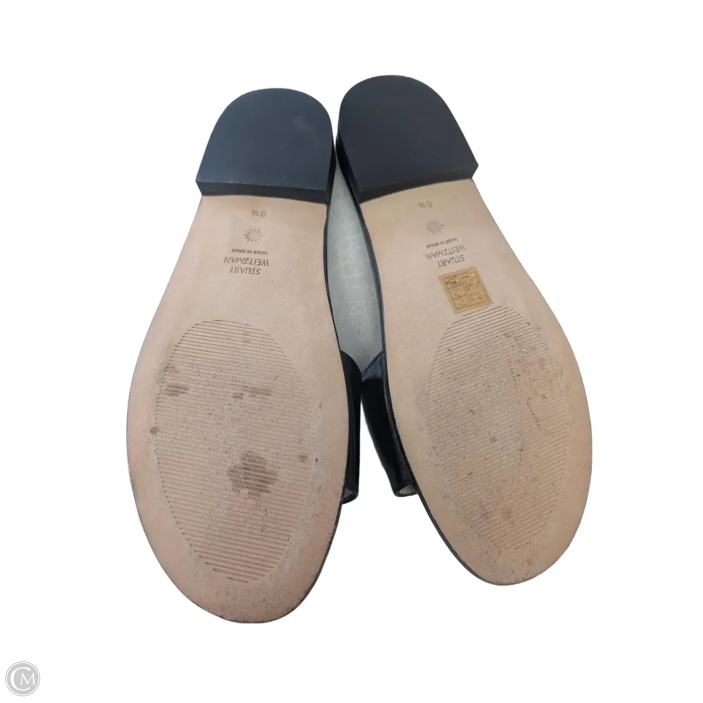 Sandals Designer By Stuart Weitzman In Black, Size: 6.5