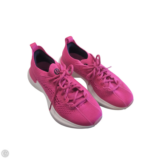 Shoes Athletic By Lululemon In Pink & White, Size: 6.5